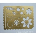 Líneas de grabado uniformes Varias manualidades de decoraciones de hardware