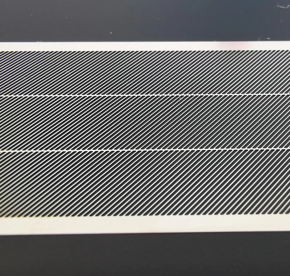 Grid de placa de acero inoxidable de grabado SUS304 para fotocopiadores