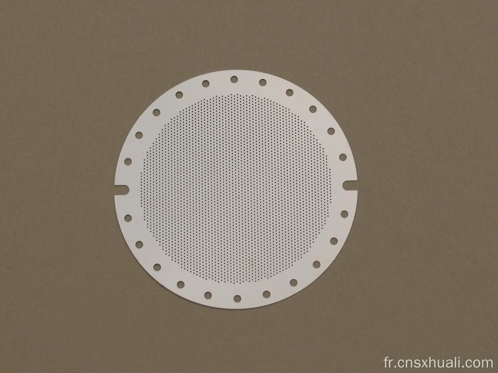 Filtre de machine à café d'angle uniforme en matériau en acier inoxydable