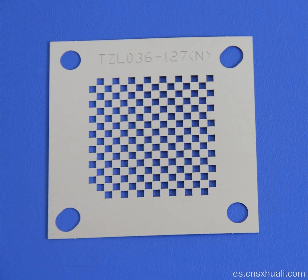 Precio competitivo espacio mínimo de 0.45 mm pieza de rejilla