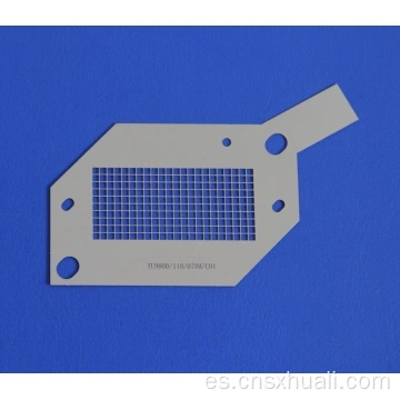 Placa de máscara de espesor de alto precisión de 0.3 mm Piece de rejilla