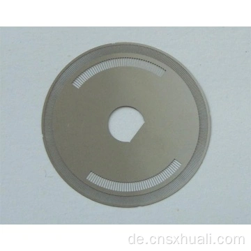 Metallgitter in motorischer Edelstahl -Encoder -Scheibe verwendet