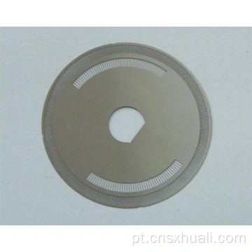 Grade de metal usada no disco do codificador de aço inoxidável motor