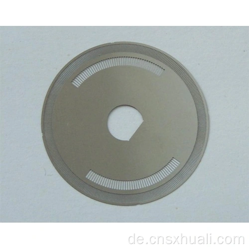 Metallgitter in motorischer Edelstahl -Encoder -Scheibe verwendet