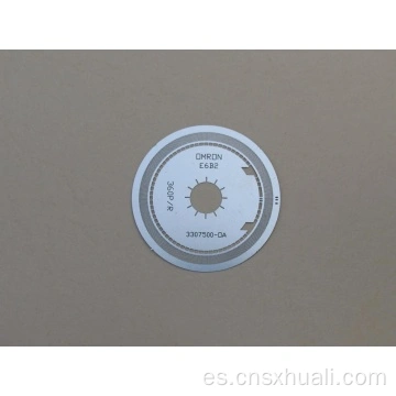 Gran grado por debajo del disco de codificador de hardware de 0.02